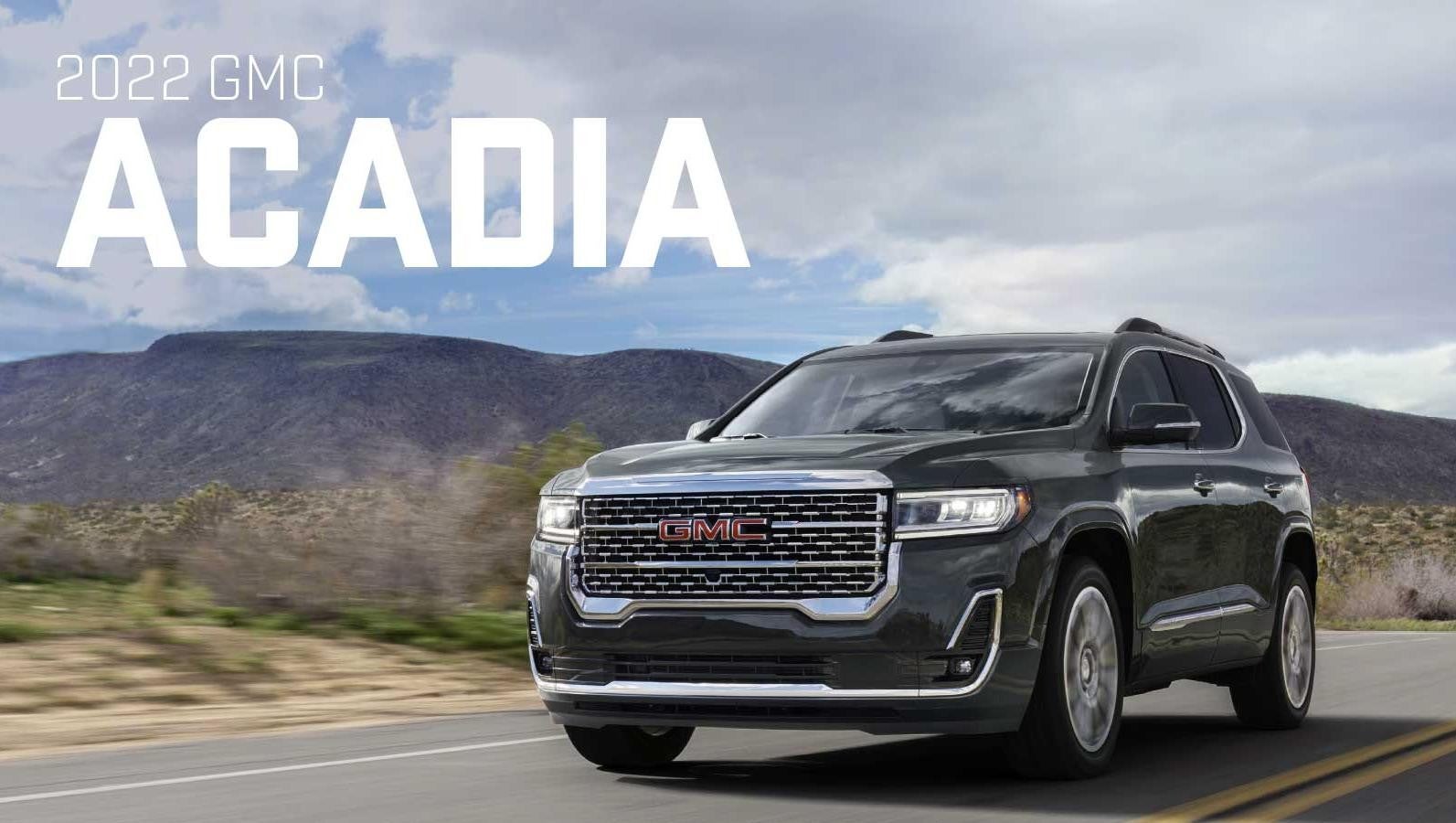 2022 GMC Acadia Model view